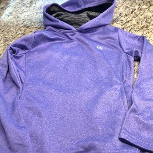 Purple champion hoodie with pockets!